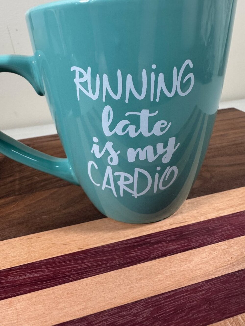 Large Funny Coffee Mug 20oz Teal